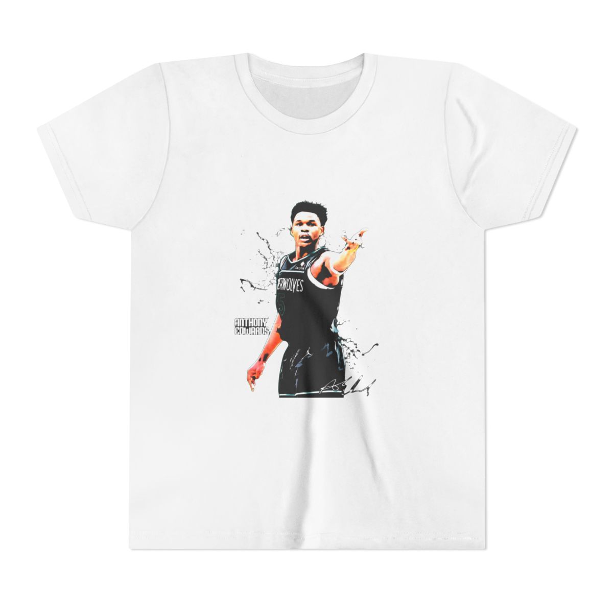Anthony Edwards Pose Kids T Shirt